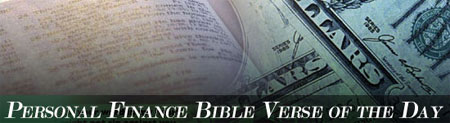 Personal Finance Bible Verse of the Day