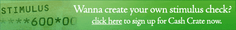 Cash Crate - Create Your Own Stimulus Check