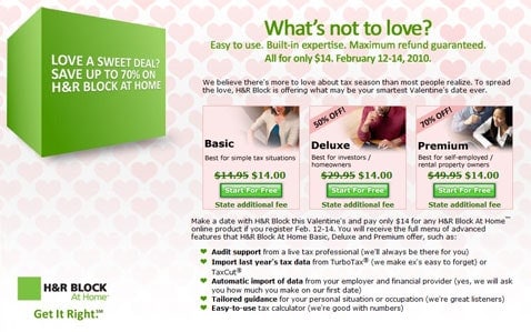 Post image for File Your Taxes This Weekend To Get A 70% Discount Off H&R Block At Home (AKA – TaxCut)