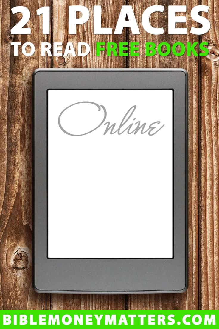 Here are 21 of my favorite places to read free books online. Getting ebooks for free online will save you money, and save you some bookshelf space as well!